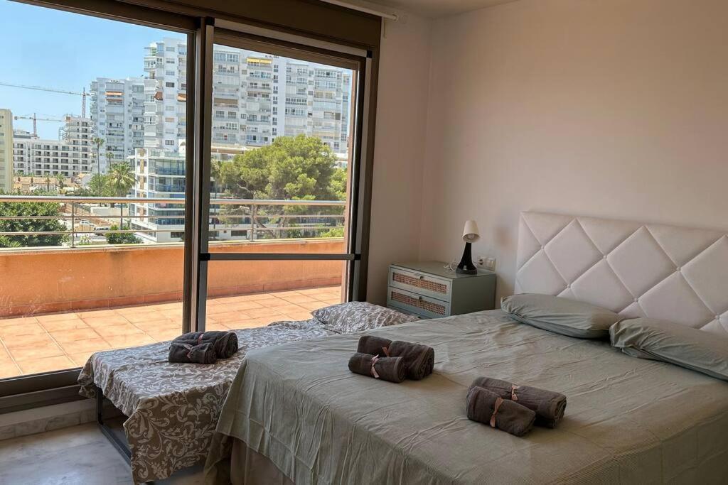 Atico Puerto Marina 2 Hab Con Piscina, 500M De La Plata Torremolinos Exterior foto