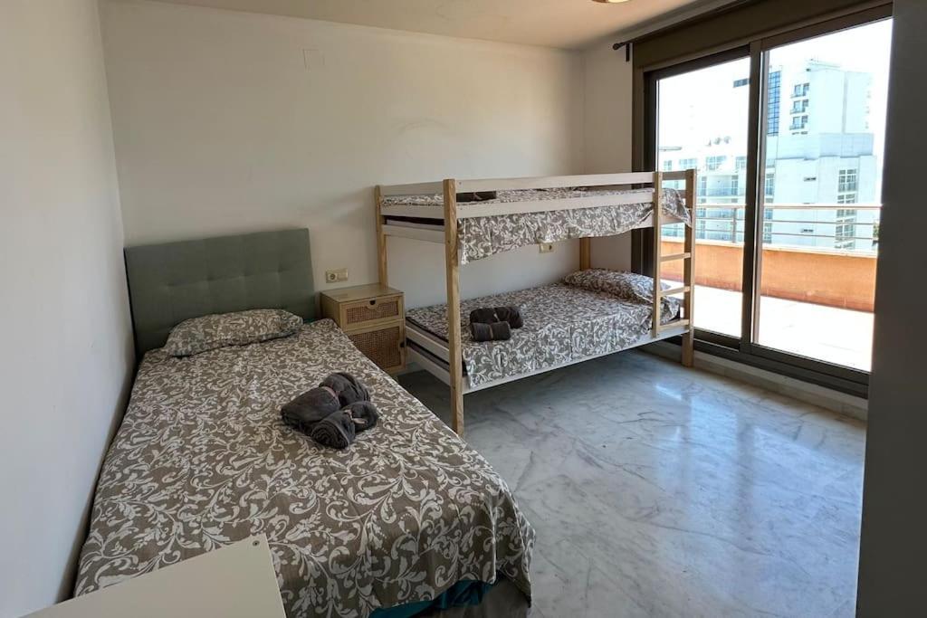 Atico Puerto Marina 2 Hab Con Piscina, 500M De La Plata Torremolinos Exterior foto