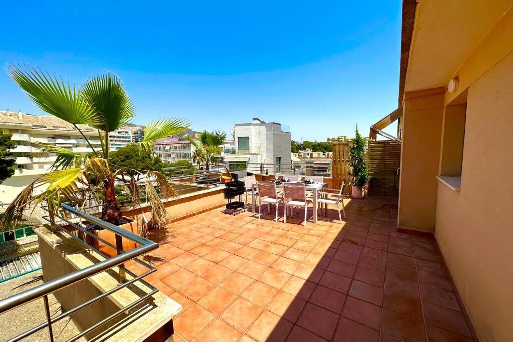 Atico Puerto Marina 2 Hab Con Piscina, 500M De La Plata Torremolinos Exterior foto